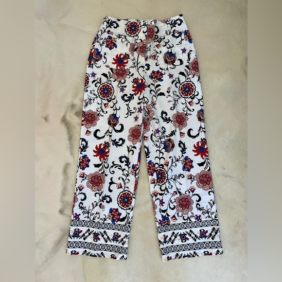 Nicole Miller New York Hi-Rise Straight Leg Pants – Size 8 Boho - Picture 1 of 6